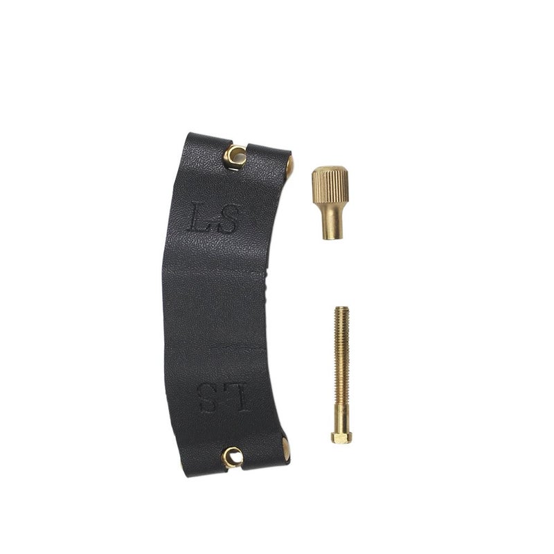 Mowind Artificial Leather Compact Durable Ligature Fastener for Alto Sax Saxophone Rubber Mouthpiece - Image 4